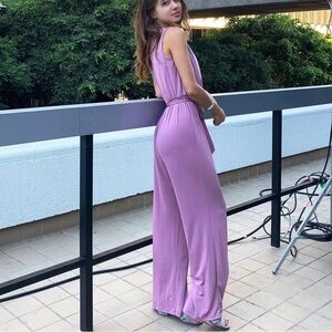 The Vanity Room lavender Jumpsuit